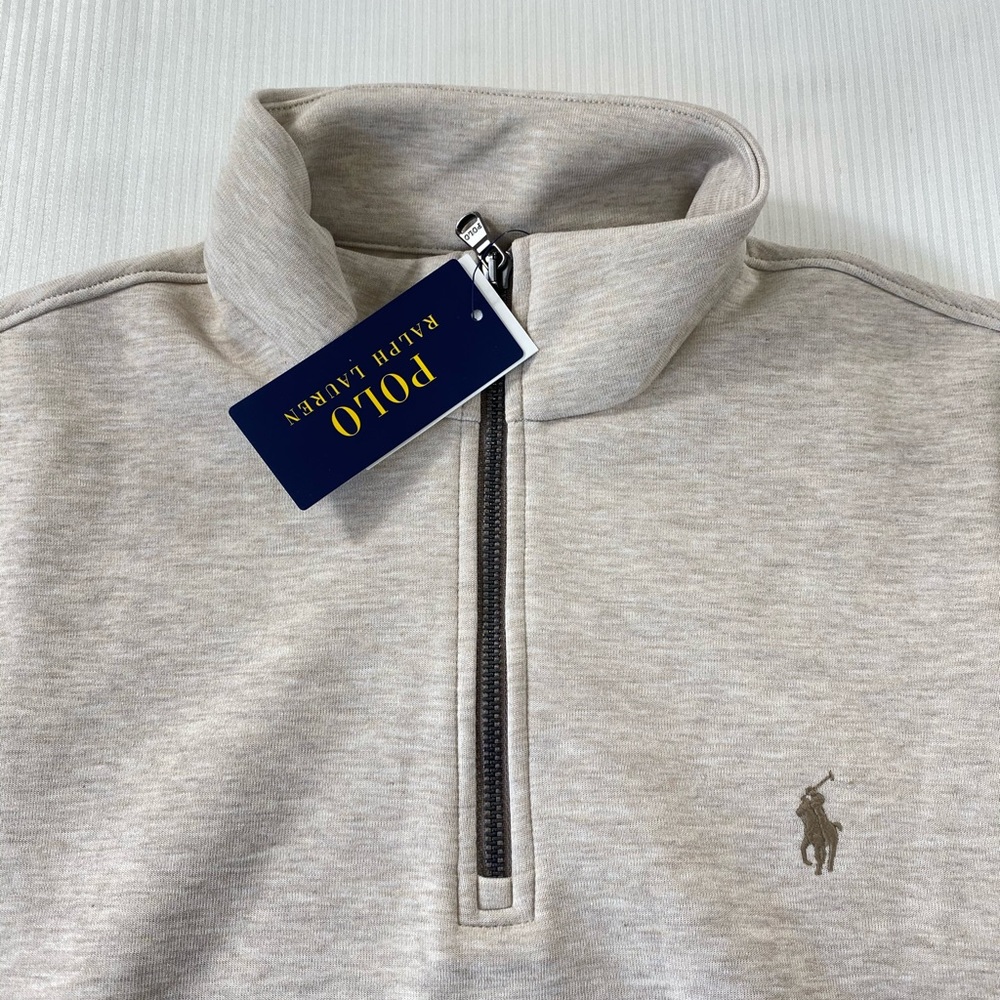 Polo Ralph Lauren 1/4 Zip Double Knit Sweater - Picture 2 of 12